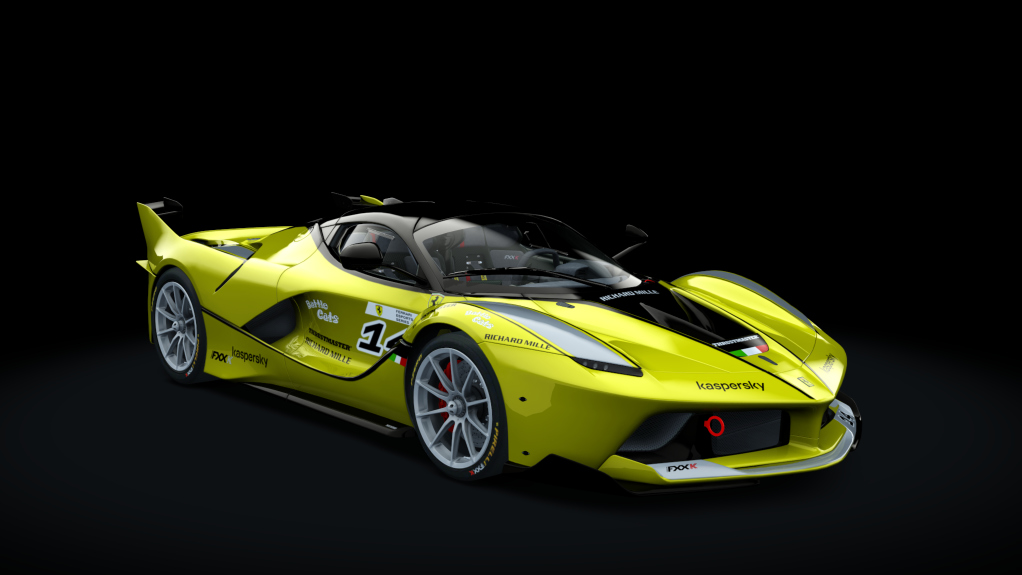 Ferrari FXX K, skin fes_2021_14_yellow