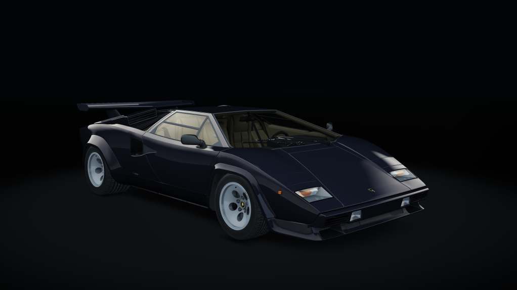 Lamborghini Countach, skin blu_acapulco_metal