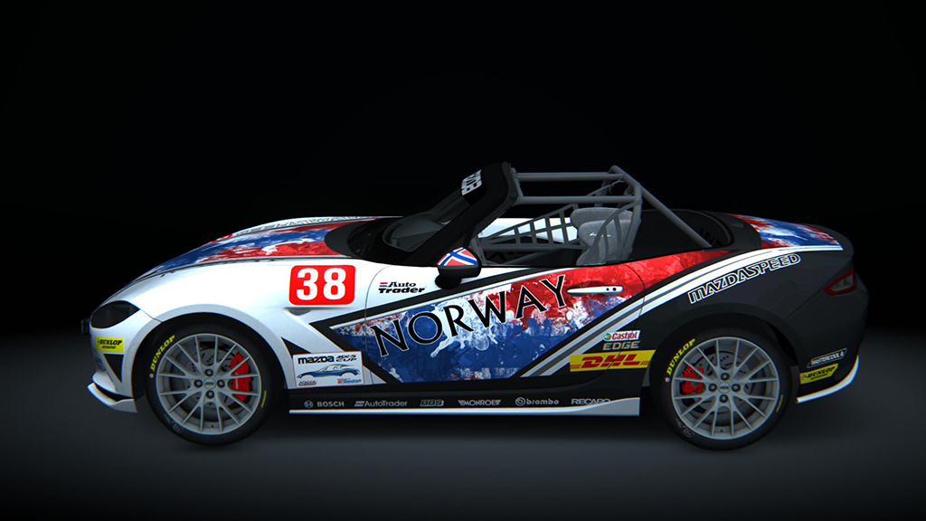 Mazda MX5 Cup, skin 38_NORWAY