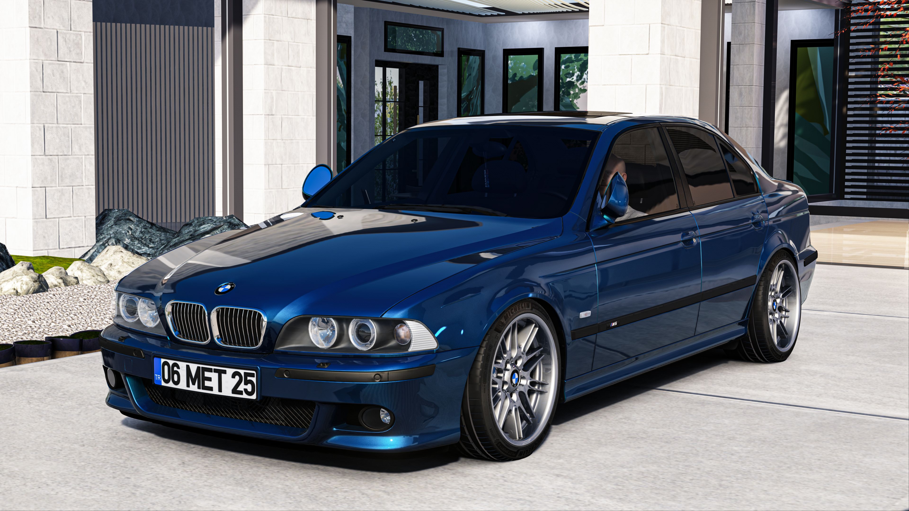 MMPOWER BMW E39 M5, skin aegean_blue_met