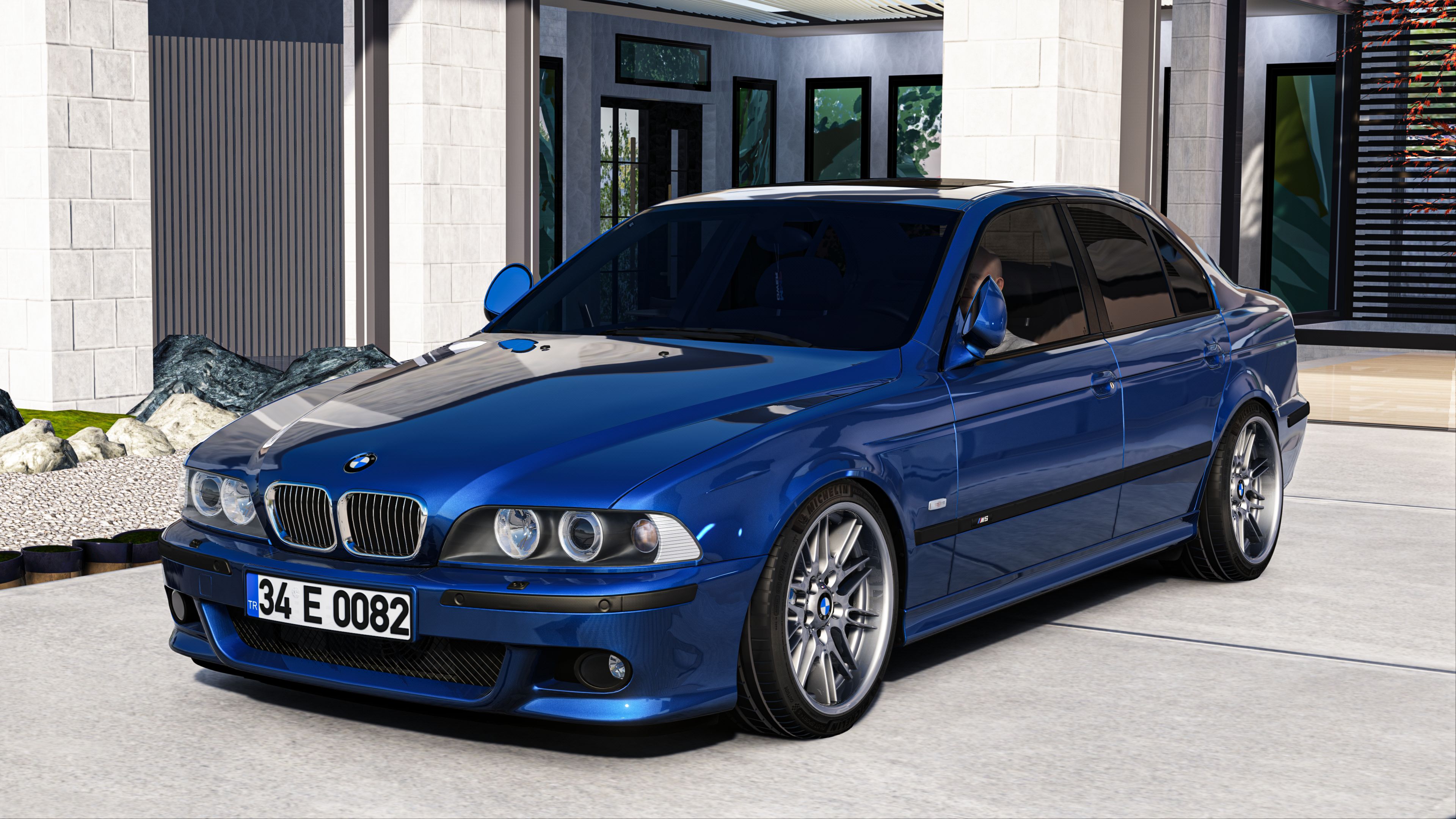 MMPOWER BMW E39 M5, skin lemans_blue_met