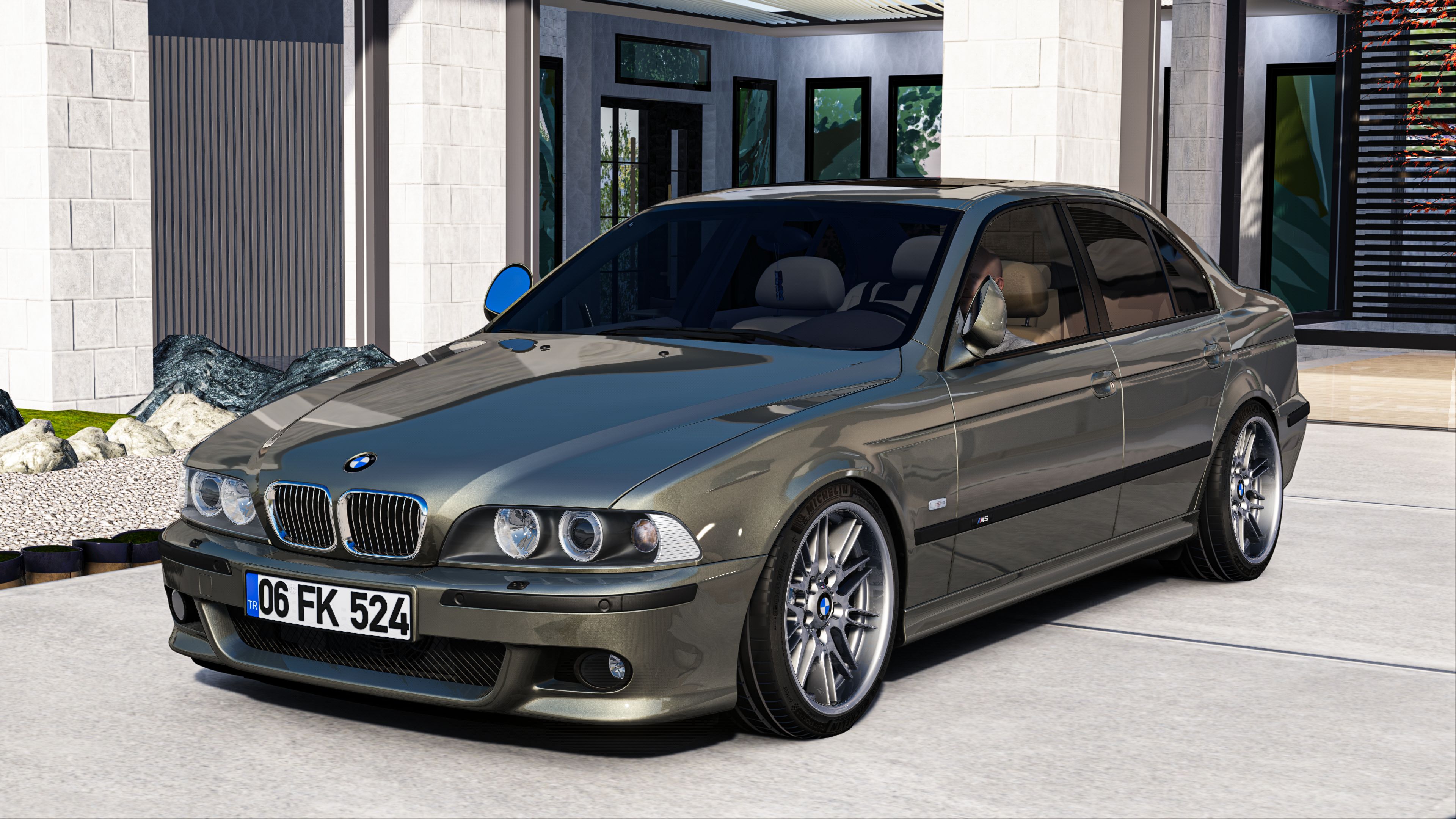 MMPOWER BMW E39 M5, skin messing_mettalic