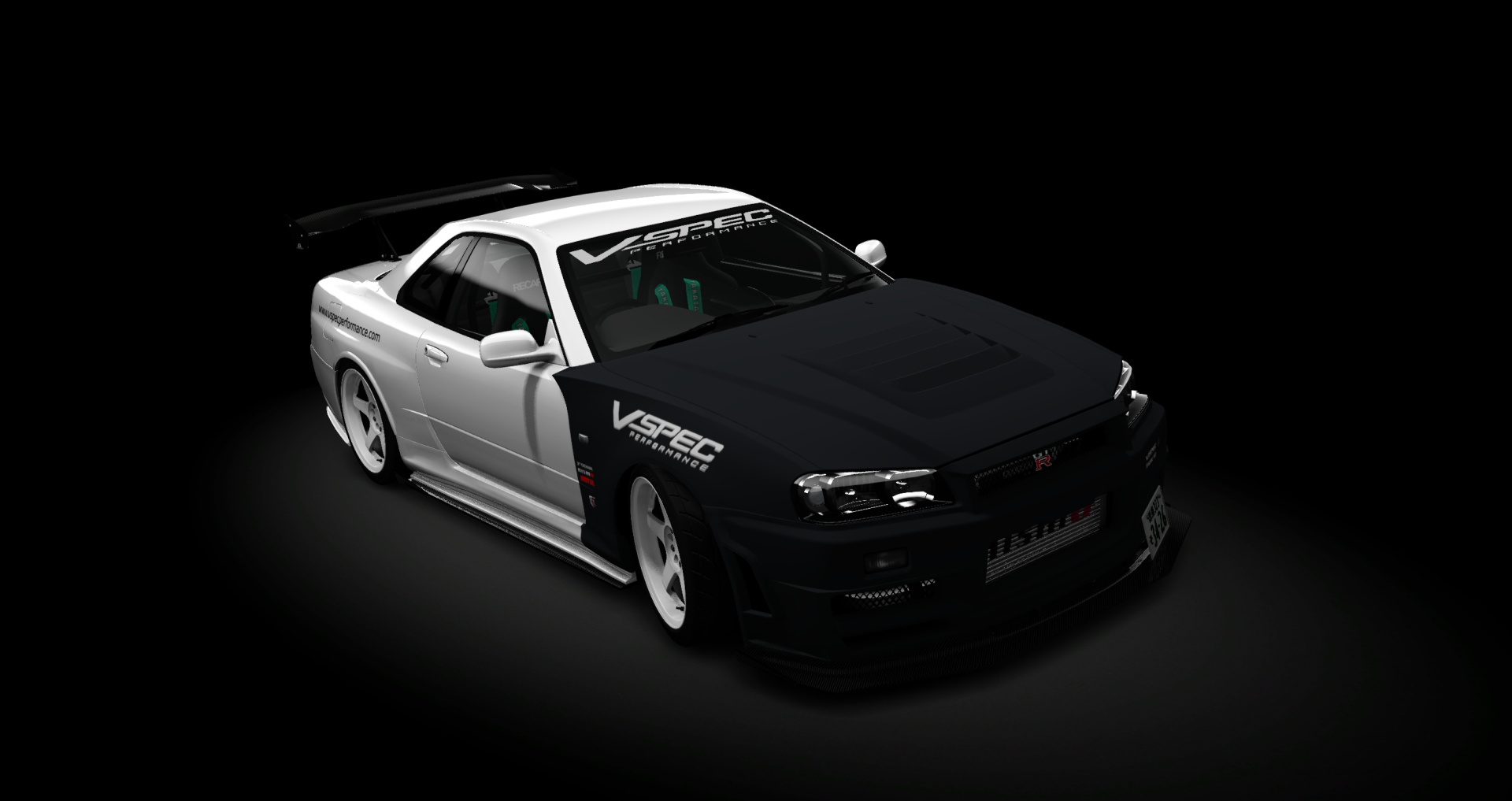 Nissan Skyline GT-R R34 V-SPEC Performance, skin white