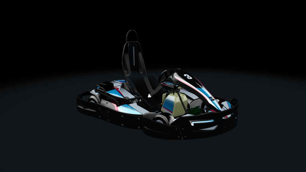 Sodi SR4/5 kart, indoor GX270, skin 103_bluered