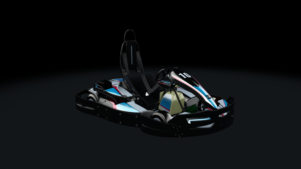 Sodi SR4/5 kart, indoor GX270, skin 110_bluered