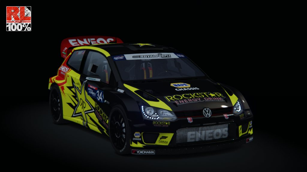 RL Volkswagen Polo WRC 2015, skin GRC_Foust_34