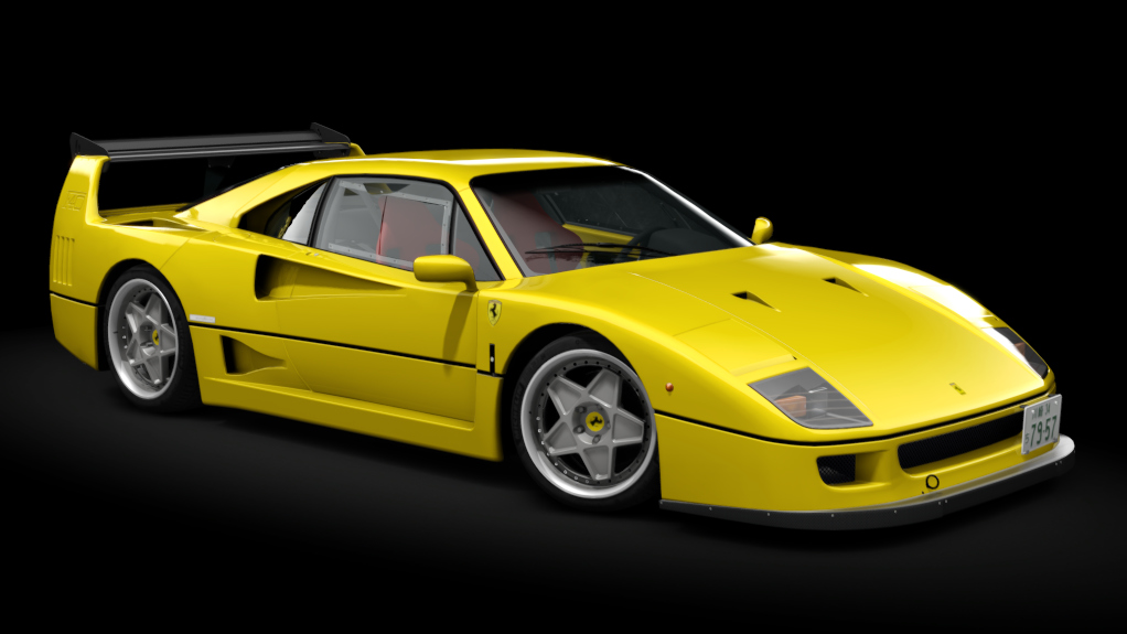 Ferrari F40 Custom, skin 01_giallo_modena