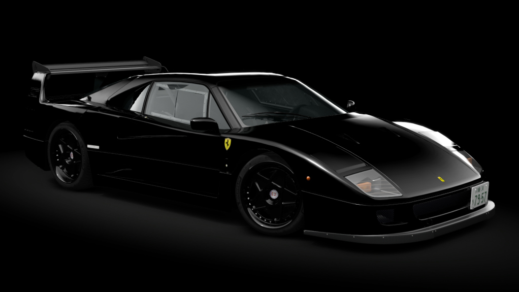 Ferrari F40 Custom, skin 06_black2