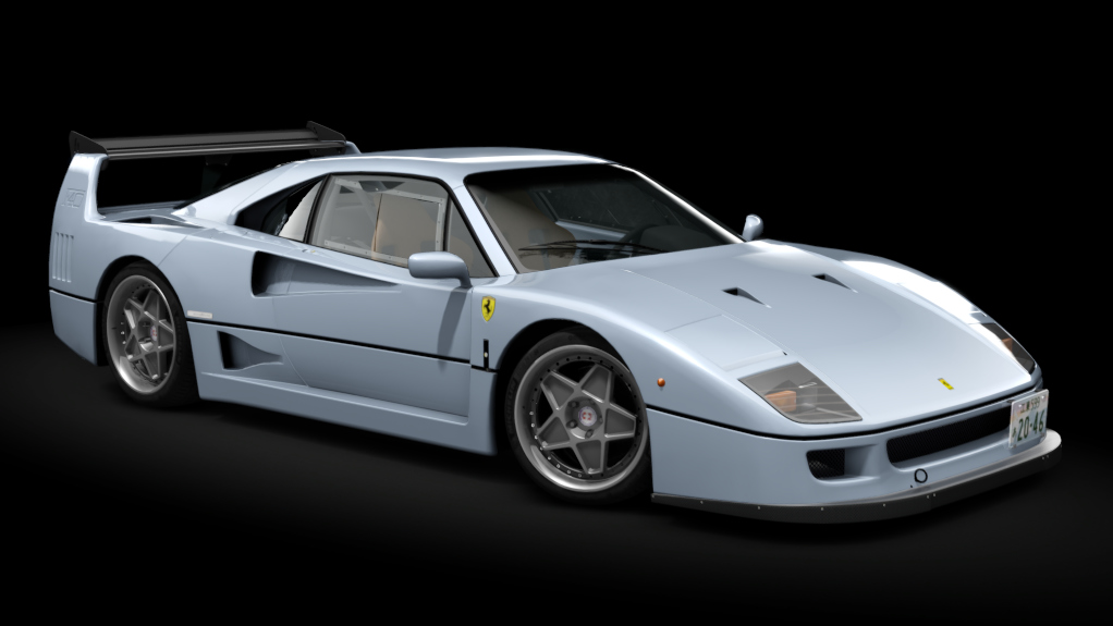 Ferrari F40 Custom, skin 13_azzurro_california