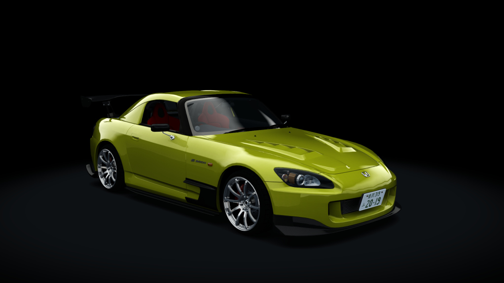 Honda S2000 (AP2 - Legendary), skin envy_sulfur_yellow