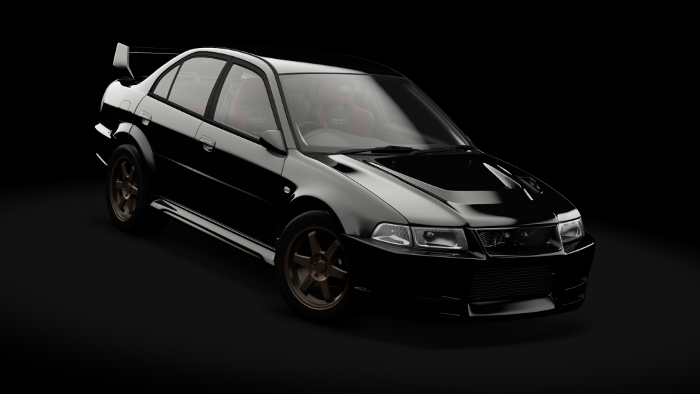 Mitsubishi Lancer Evolution V Wangan Spec, skin 04_pyrenees_black