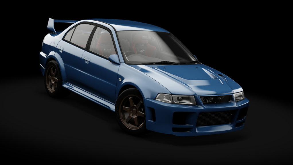 Mitsubishi Lancer Evolution V Wangan Spec, skin 05_eiji_blue