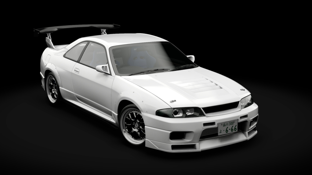 Nissan Skyline GTR R33 (S3 - Wangan), skin itsDraik_White