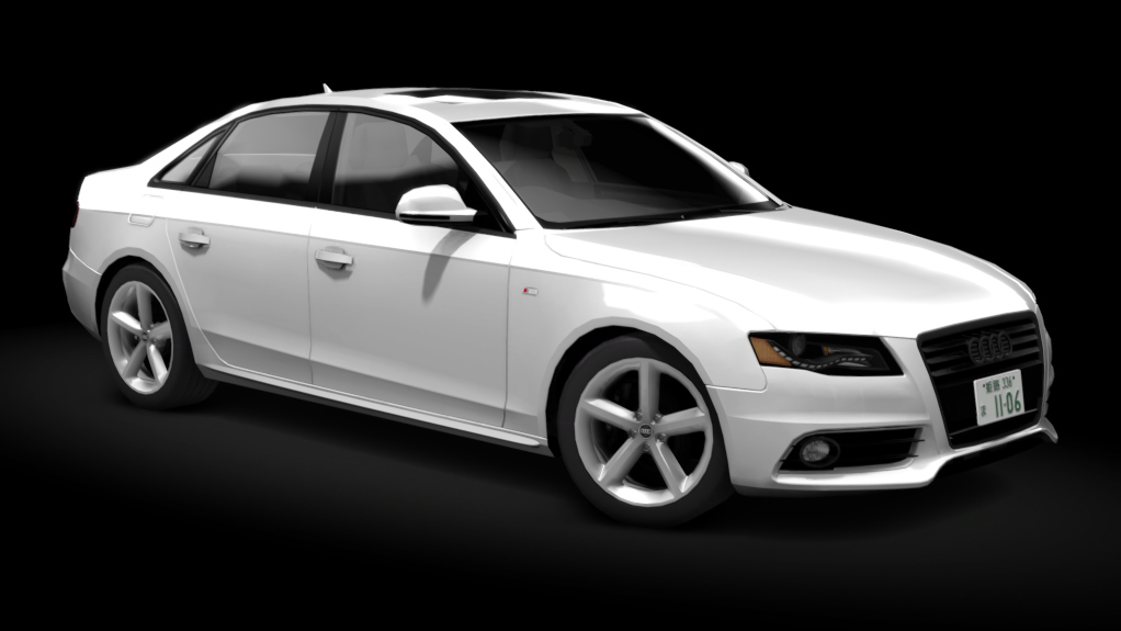 τraffic jp - Audi A4 2.0 TFSI S-line, skin 06_glacier_white_metallic_br