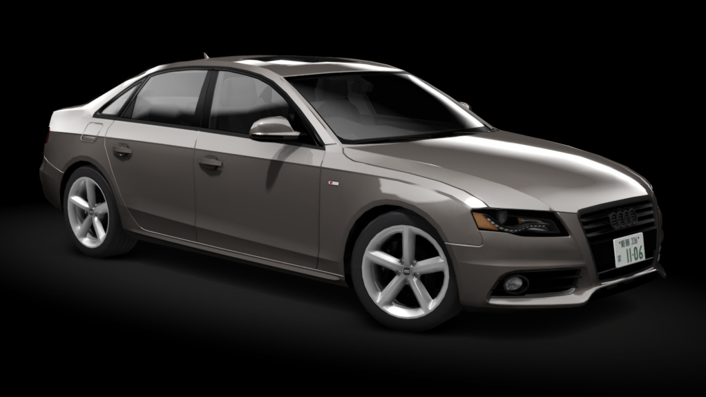 τraffic jp - Audi A4 2.0 TFSI S-line, skin 12_nano_grey_metallic_br