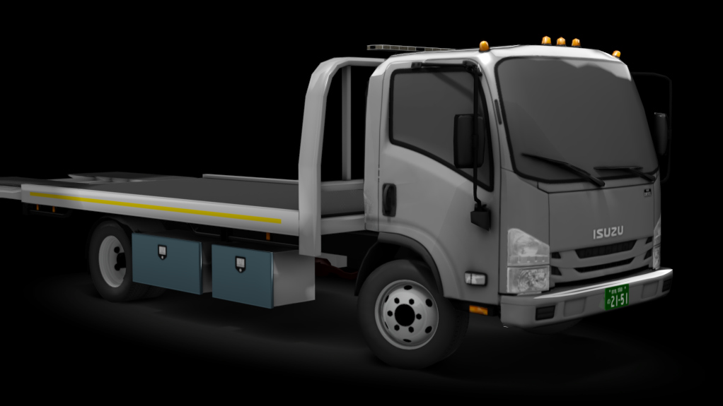 τraffic jp - Isuzu NPR Hauler, skin grey