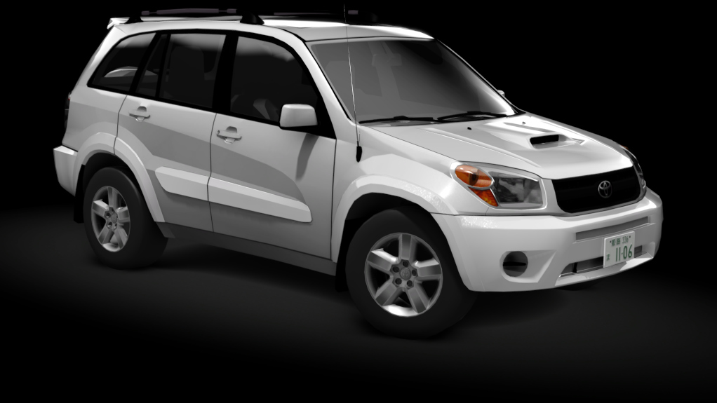 τraffic jp - Toyota Rav4, skin 04_floret_silver_metallic_br