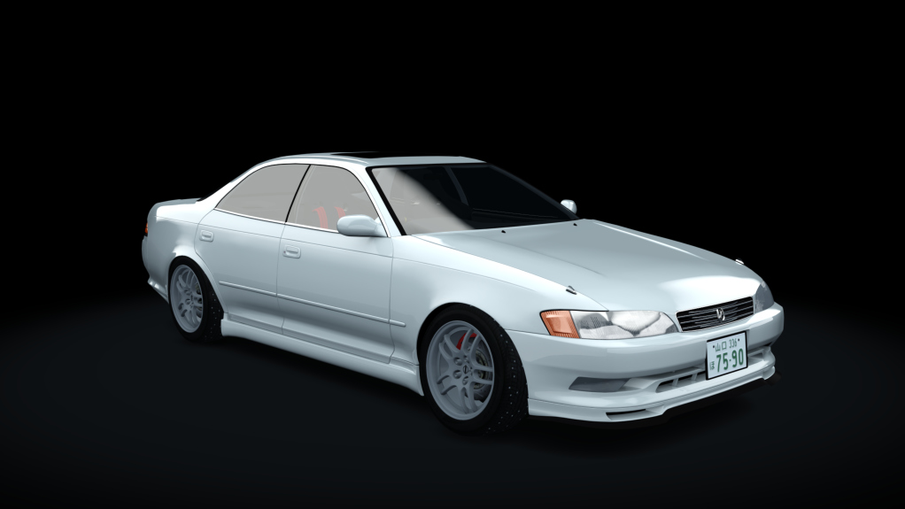 Toyota Mark II JZX90 Winter Drift, skin 01_White