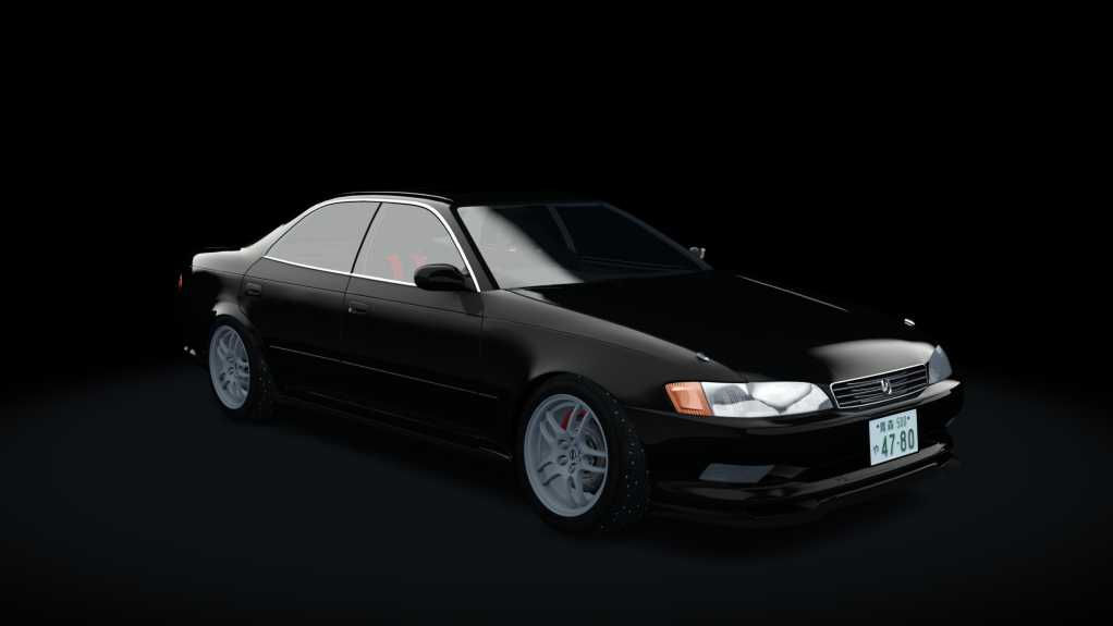 Toyota Mark II JZX90 Winter Drift, skin 02_Black