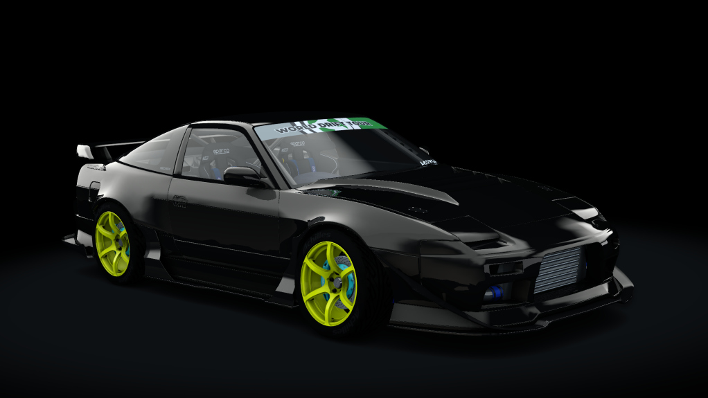 WDT Nissan 180SX, skin black