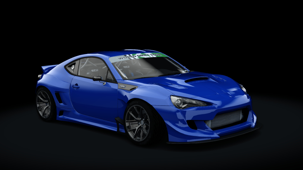 WDT Toyota GT86, skin blue