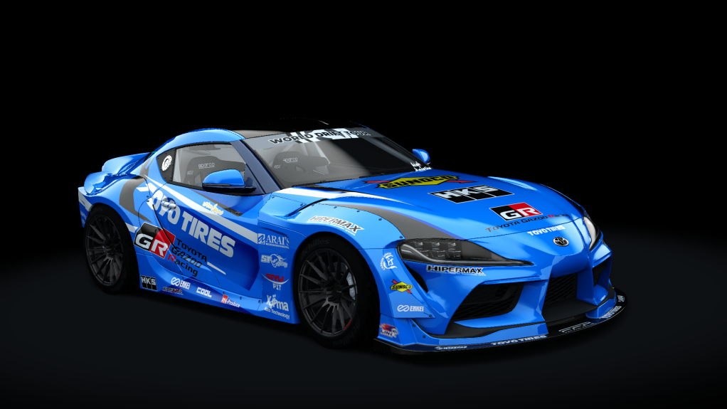 WDT Toyota Supra A90, skin 1toyotires