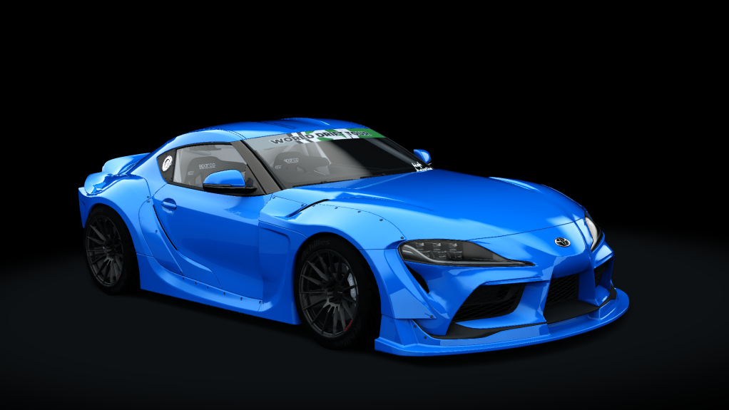 WDT Toyota Supra A90, skin blue